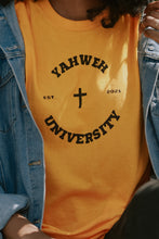 Load image into Gallery viewer, Yahweh University Tee - Gold
